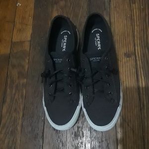 Gray Sperry Sneakers